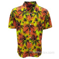 Camicia colorata di cotone casual al 100% da uomo